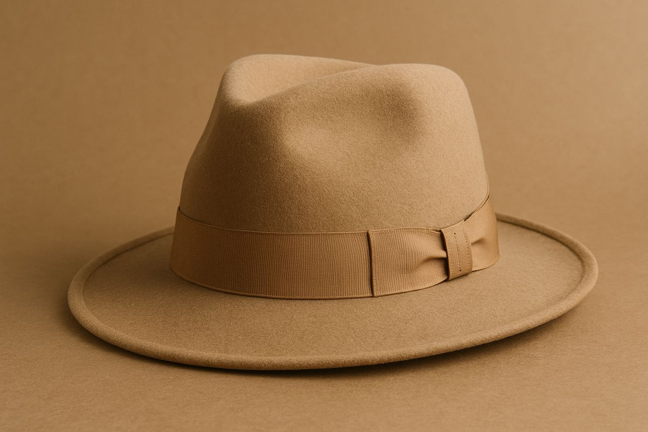 Chapeau taupe Klarkifou