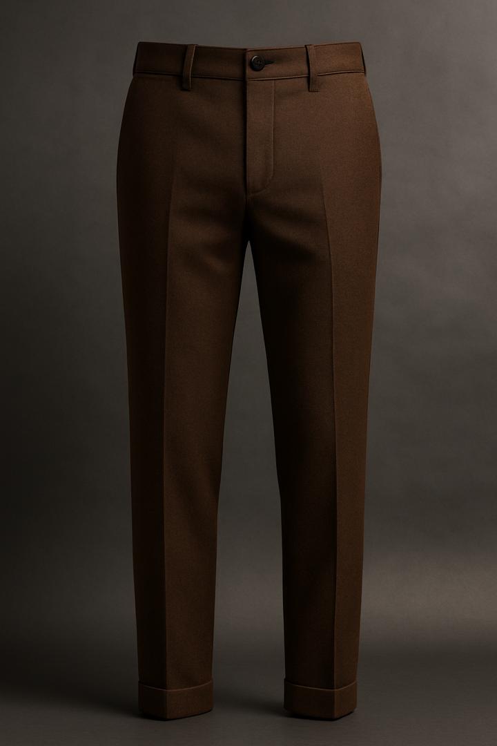 Pantalon marron Klarkifou