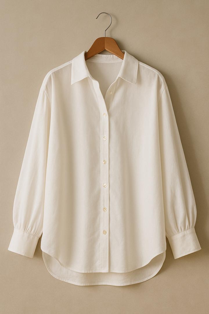 Chemise blanche en cotton Klarkifou